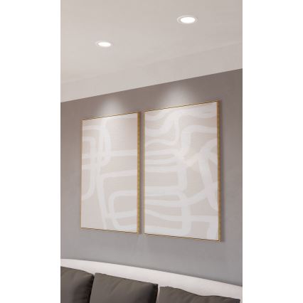 Eglo - Spot encastré LED/6,3W/230V 2700/4000/6500K Ø 11,9 cm blanc