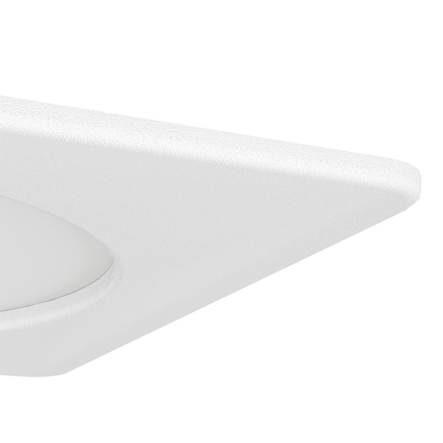 Eglo - Luminaire encastré LED 6,3 W, 230 V, 2700/4000/6500 K, 11,9 x 11,9 cm, blanc