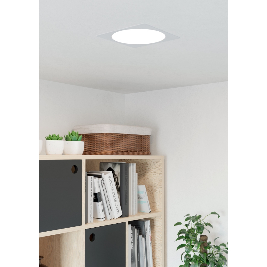 Eglo - LED-armatuur voor verlaagd plafond LED/18,5W/230V 2700/4000/6500K 21,6x21,6 cm wit
