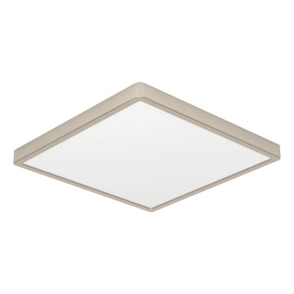 Eglo - Plafonnier de salle de bains LED RGBW dimmable, 17,8 W, 230 V, 2700–6500 K, 39 x 39 cm, IP44, chrome mat