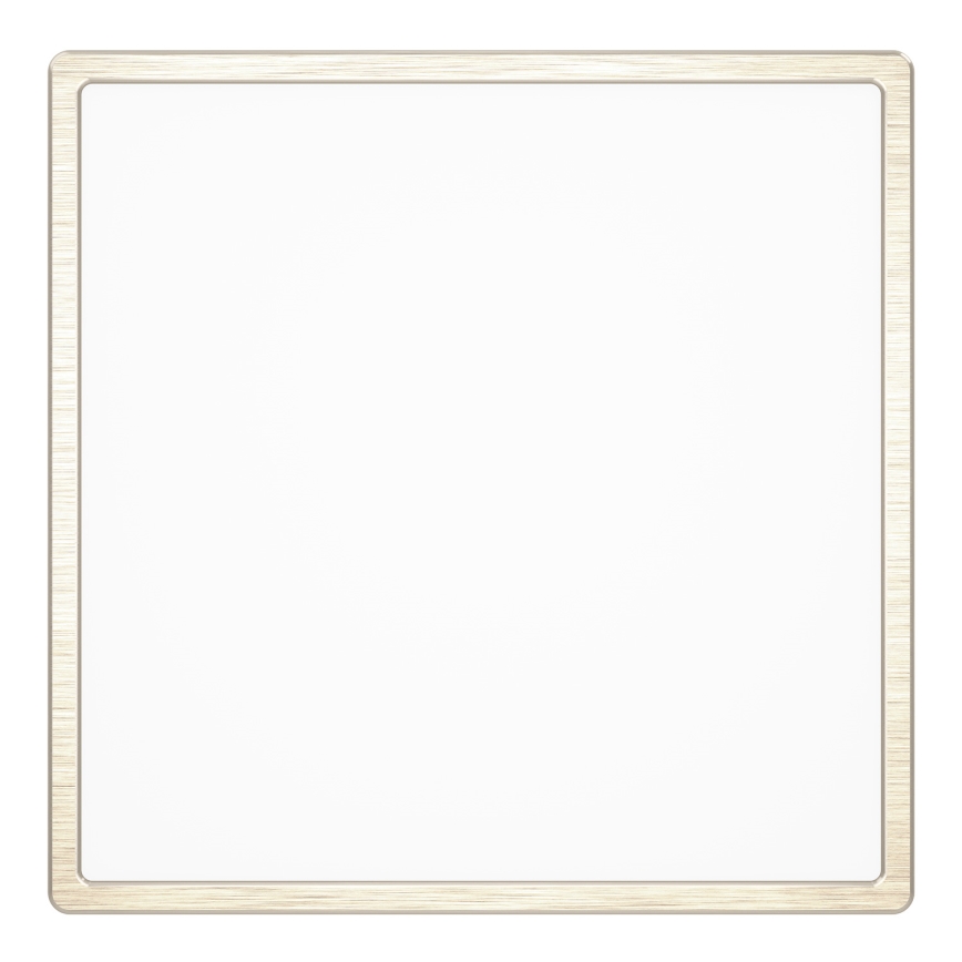 Eglo - Plafonnier de salle de bains LED RGBW dimmable, 17,8 W, 230 V, 2700–6500 K, 39 x 39 cm, IP44, chrome mat