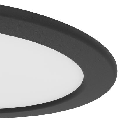 Eglo - LED RGBW dimbare badkamer-inbouwspot LED/9,5W/230V 2700-6500K pr. 16,8 cm IP44 zwart
