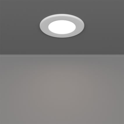 Eglo - Pack de 3 spots encastrés LED RGBW gradables pour salle de bains LED/2,8W/230V 2700-6500K Ø 8,8 cm IP44 blanc
