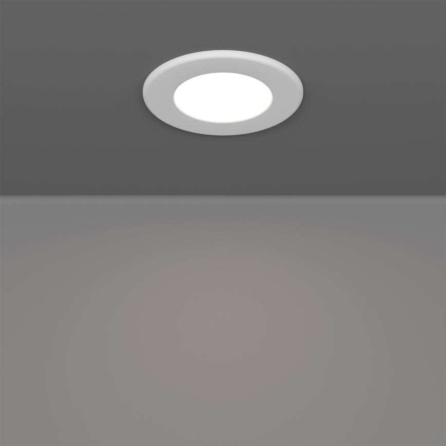 Eglo - Pack de 3 spots encastrés LED RGBW gradables pour salle de bains LED/2,8W/230V 2700-6500K Ø 8,8 cm IP44 blanc