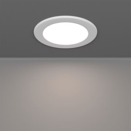 Eglo - Plafonnier encastré LED RGBW dimmable pour salle de bains LED/5W/230V 2700-6500K Ø 12 cm IP44 blanc