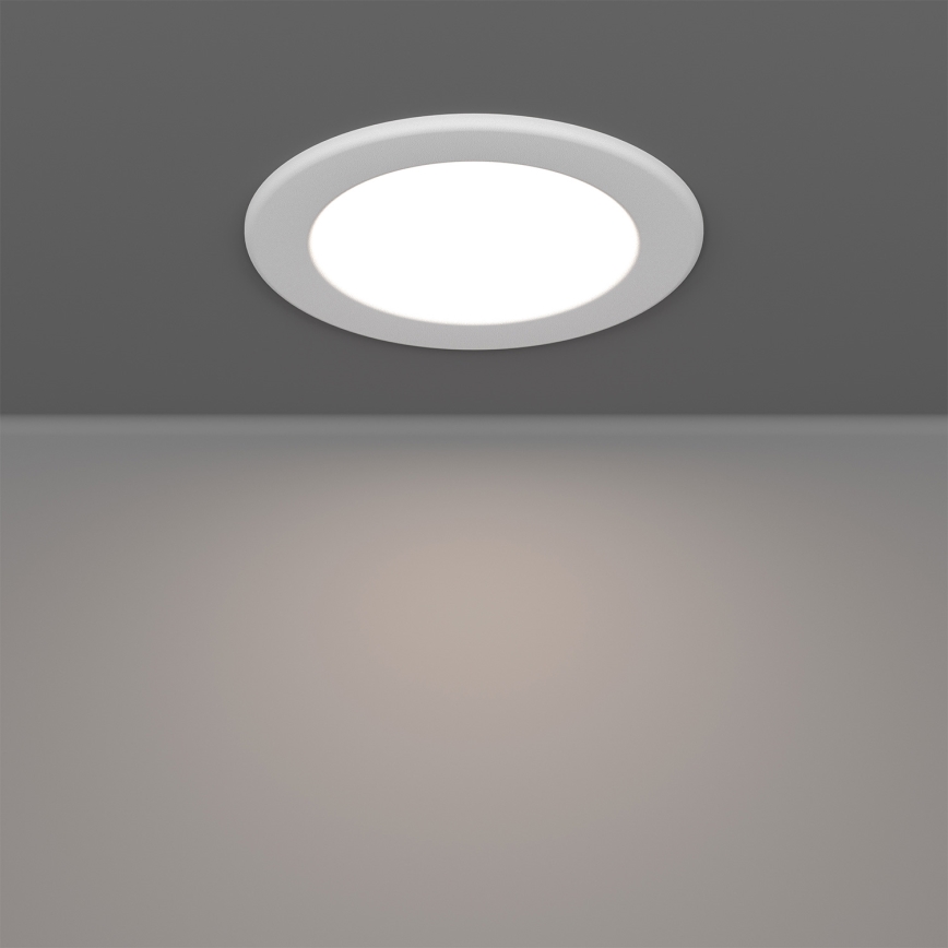 Eglo - Plafonnier encastré LED RGBW dimmable pour salle de bains LED/5W/230V 2700-6500K Ø 12 cm IP44 blanc