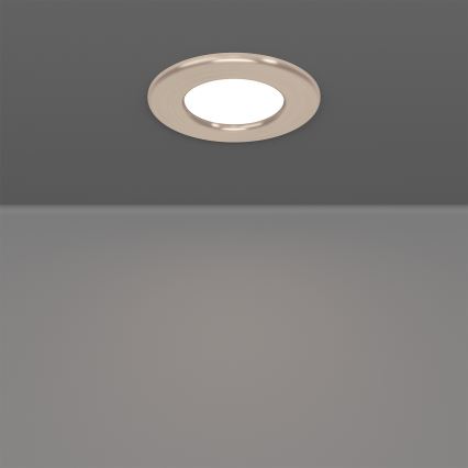 Eglo - SET 3x LED RGBW dimbare inbouwspots voor badkamer LED/2,8W/230V 2700-6500K Ø 8,8 cm IP44 mat chroom