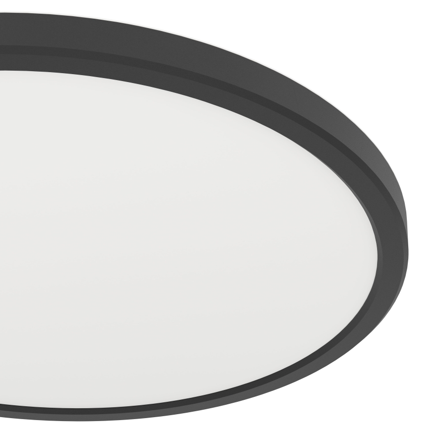 Eglo - LED Badkamer plafondlamp LED/13,9W/230V 2700/4000/6500K diameter 30 cm IP44 zwart