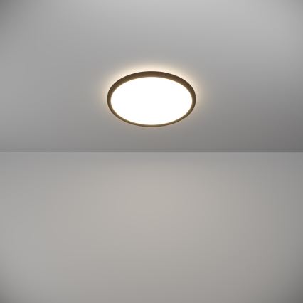 Eglo - LED Badkamer plafondlamp LED/13,9W/230V 2700/4000/6500K diameter 30 cm IP44 zwart