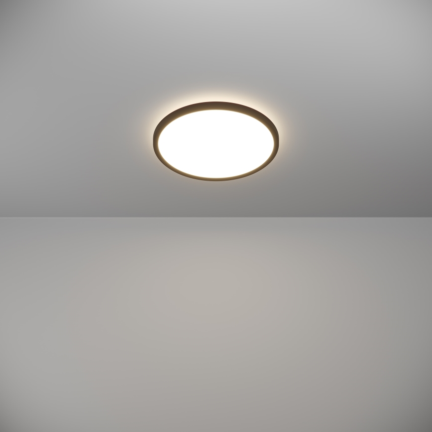 Eglo - LED Badkamer plafondlamp LED/13,9W/230V 2700/4000/6500K diameter 30 cm IP44 zwart