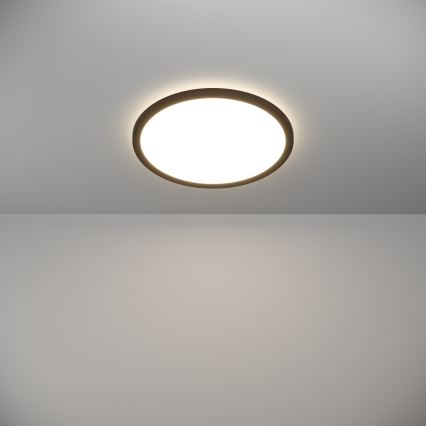 Eglo - LED Badkamer plafondlamp LED/18,5W/230V 2700K/4000K/6500K diameter 38,9 cm IP44 zwart