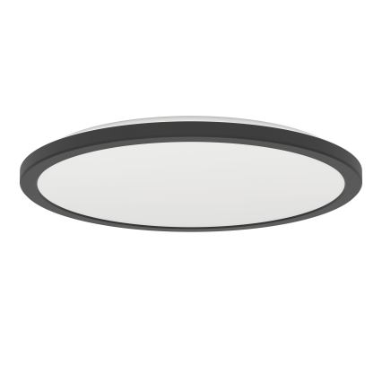 Eglo - Plafonnier salle de bain LED/18,5W/230V 2700K/4000K/6500K d. 38,9 cm IP44 noir