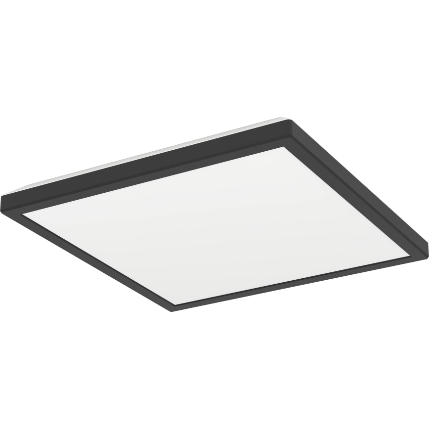 Eglo - LED Badkamer plafondlamp LED/13,4W/230V 2700/4000/6500K 29x29 cm IP44 zwart