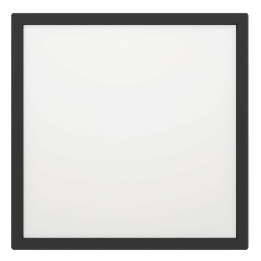 Eglo - LED Badkamer plafondlamp LED/13,4W/230V 2700/4000/6500K 29x29 cm IP44 zwart