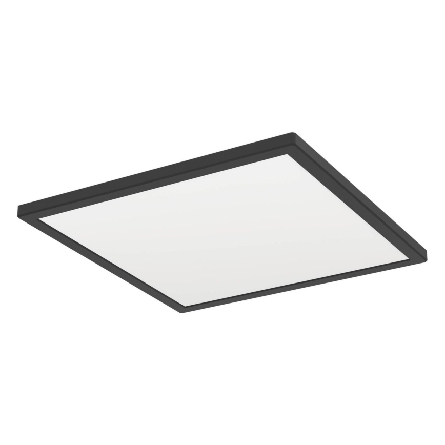 Eglo - LED Badkamer plafondlamp LED/17,6W/230V 2700/4000/6500K 39x39 cm IP44 zwart