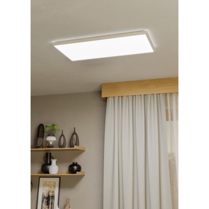 Eglo - LED Badkamer plafondlamp LED/17,2W/230V 2700/4000/6500K 30x57 cm IP44 wit