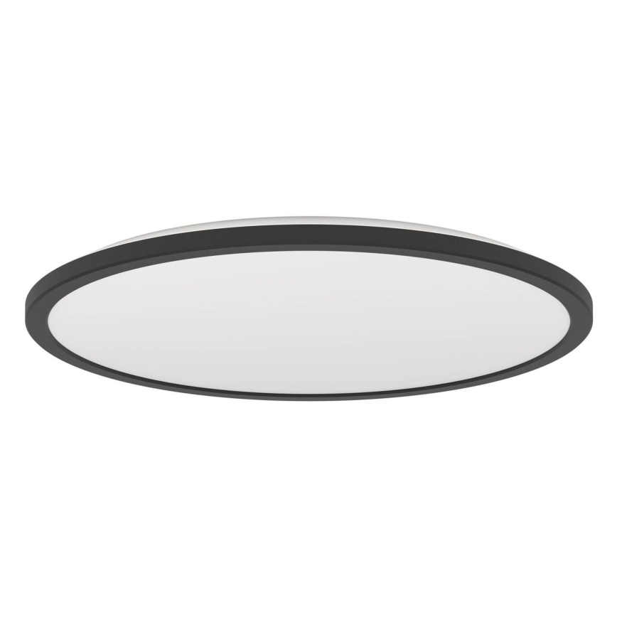 Eglo - LED Dimbare badkamer plafondverlichting LED/16,8W/230V 2700-6500K diameter 50 cm IP44 zwart + afstandsbediening