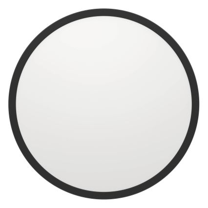Eglo - LED Dimbare badkamer plafondverlichting LED/16,8W/230V 2700-6500K diameter 50 cm IP44 zwart + afstandsbediening