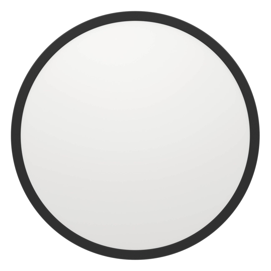 Eglo - LED Dimbare badkamer plafondverlichting LED/16,8W/230V 2700-6500K diameter 50 cm IP44 zwart + afstandsbediening