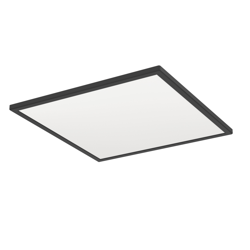 Eglo 901457 - LED Dimbare badkamer plafondverlichting LED/17W/230V 2700-6500K 50x50 cm IP44 zwart + afstandsbediening