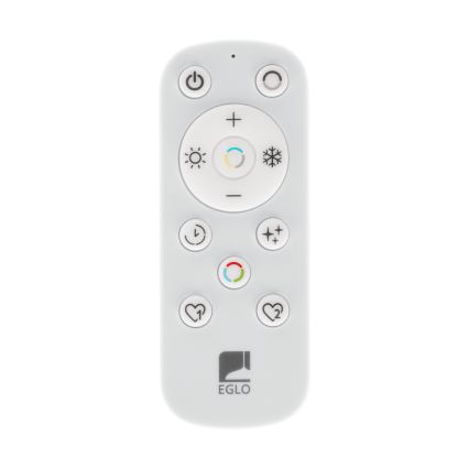 Eglo - LED Dimbare badkamer plafondverlichting LED/16,8W/230V 2700-6500K pr.50 cm IP44 wit + afstandsbediening
