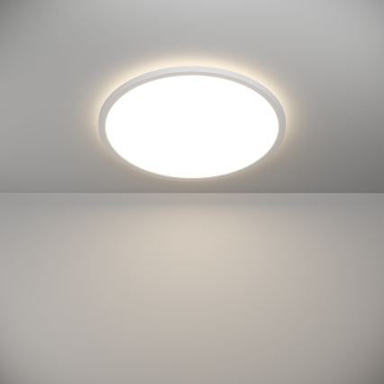 Eglo - LED Dimbare badkamer plafondverlichting LED/16,8W/230V 2700-6500K pr.50 cm IP44 wit + afstandsbediening