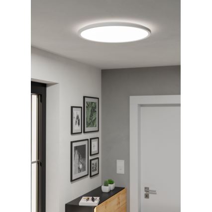 Eglo - LED Dimbare badkamer plafondverlichting LED/16,8W/230V 2700-6500K pr.50 cm IP44 wit + afstandsbediening
