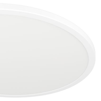 Eglo - Plafonnier extérieur à intensité variable LED/16,8W/230V 2700-6500K d. 50 cm IP44 blanc + télécommande