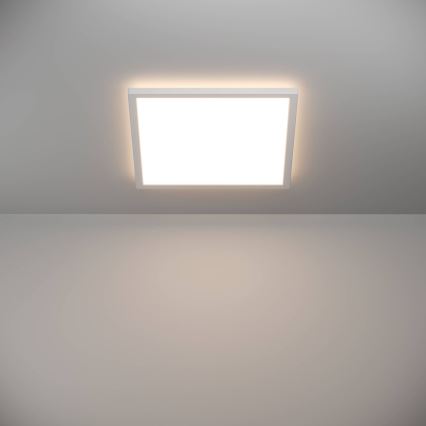 Eglo - LED Dimbare badkamer plafondverlichting LED/17,6W/230V 2700-6500K 39x39 cm IP44 wit + afstandsbediening