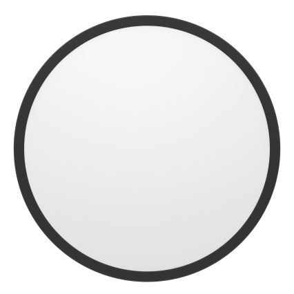 Eglo - LED RGBW Dimbare badkamer plafondlamp LED/16,8W/230V 2700-6500K diameter 50 cm IP44 zwart ZigBee