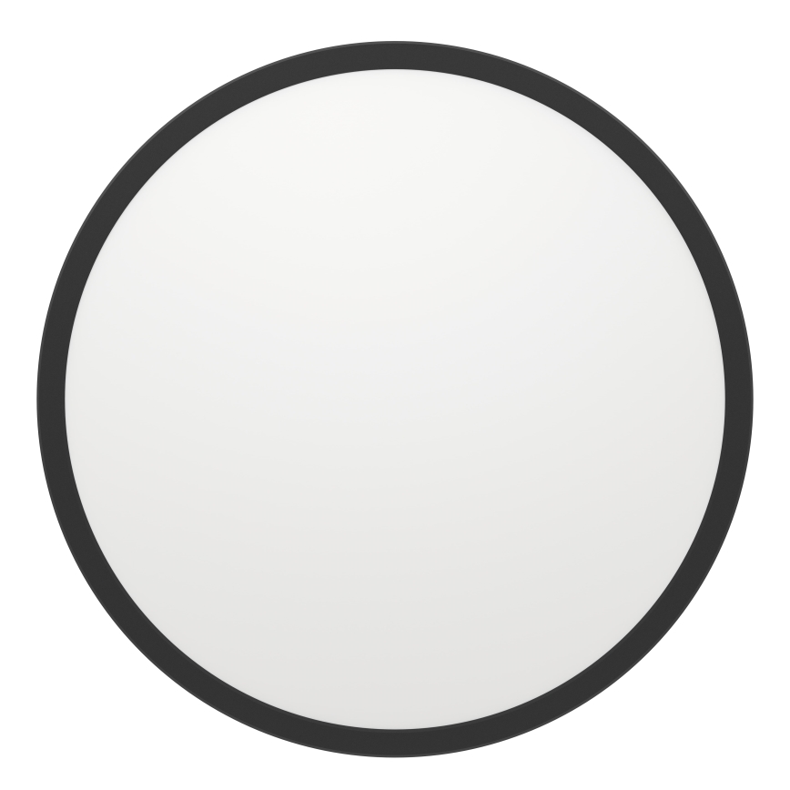 Eglo - LED RGBW Dimbare badkamer plafondlamp LED/16,8W/230V 2700-6500K diameter 50 cm IP44 zwart ZigBee