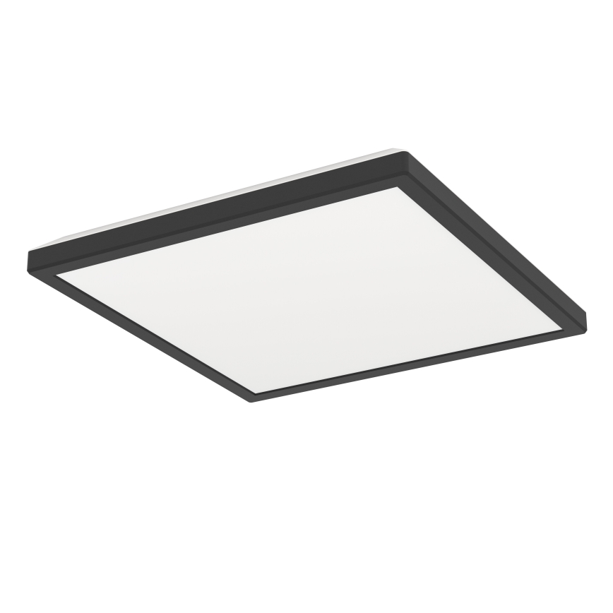 Eglo - LED RGBW Dimbare badkamer plafondlamp LED/13,4W/230V 2700-6500K 29x29 cm IP44 zwart