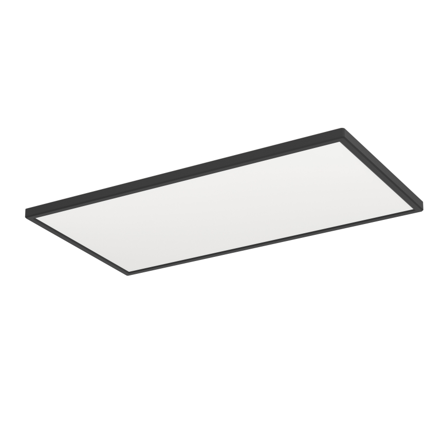 Eglo - LED RGBW Dimbare badkamer plafondlamp LED/17,2W/230V 2700-6500K 30x57cm IP44 zwart ZigBee