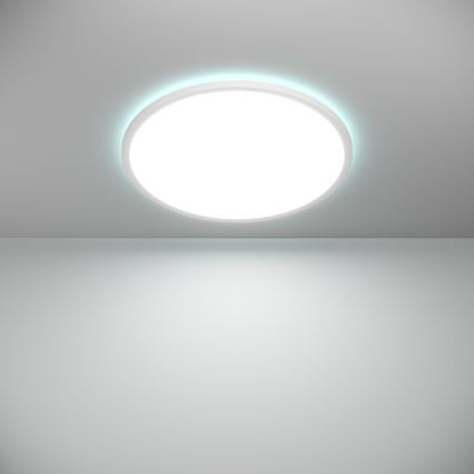 Eglo - LED RGBW Dimbare badkamer plafondlamp LED/16,8W/230V 2700-6500K diameter 50 cm IP44 wit ZigBee