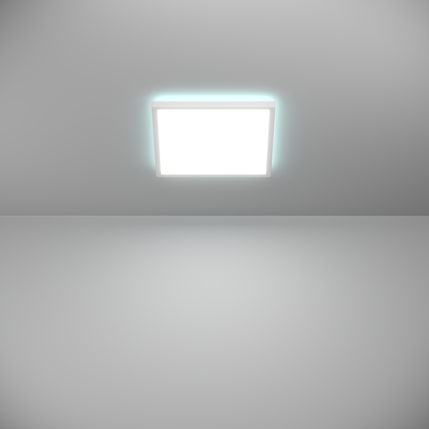 Eglo - LED RGBW Dimbare badkamer plafondlamp LED/13,4W/230V 2700-6500K 29x29 cm IP44 wit ZigBee