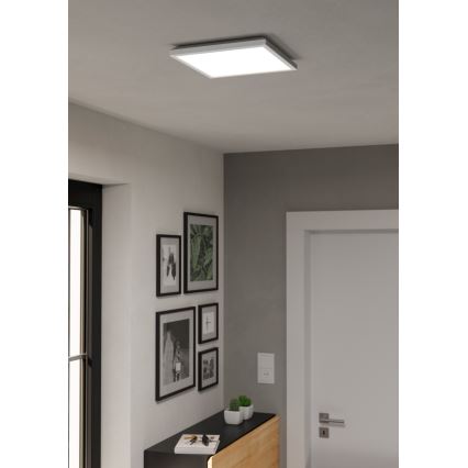 Eglo - LED RGBW Dimbare badkamer plafondlamp LED/13,4W/230V 2700-6500K 29x29 cm IP44 wit ZigBee