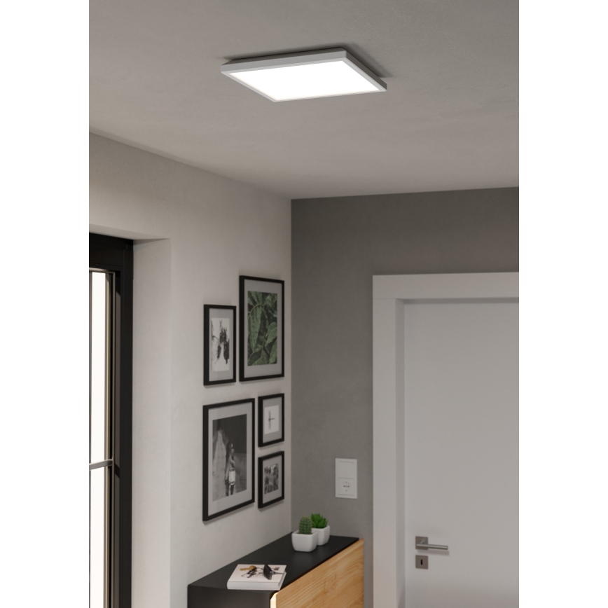 Eglo - LED RGBW Dimbare badkamer plafondlamp LED/13,4W/230V 2700-6500K 29x29 cm IP44 wit ZigBee