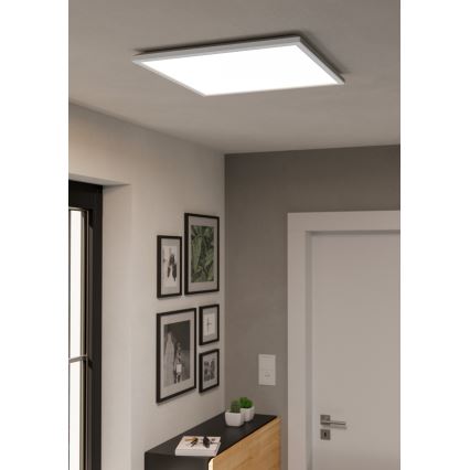 Eglo - LED RGBW Dimbare badkamer plafondlamp LED/17W/230V 2700-6500K 50x50 cm IP44 wit ZigBee