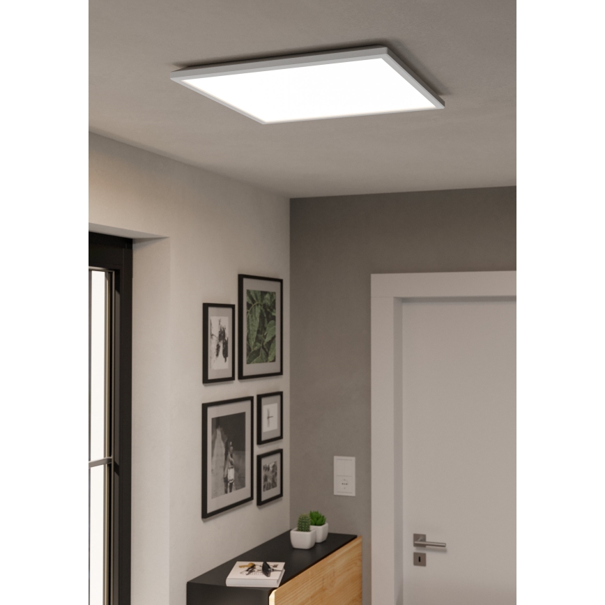 Eglo - LED RGBW Dimbare badkamer plafondlamp LED/17W/230V 2700-6500K 50x50 cm IP44 wit ZigBee