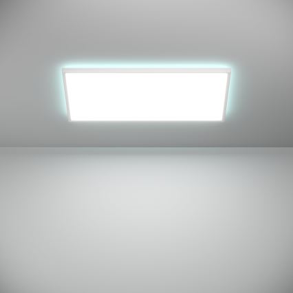 Eglo - Plafonnier extérieur RGBW à intensité variable LED/17,2W/230V 2700-6500K 30x57cm IP44 blanc ZigBee