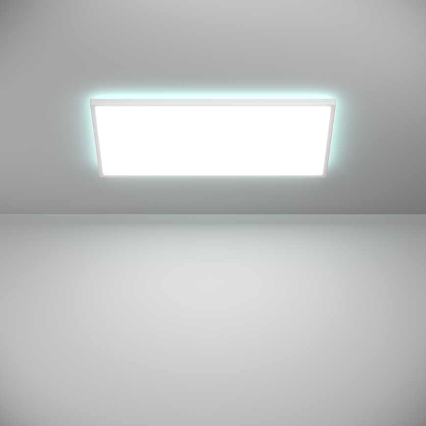 Eglo - Plafonnier extérieur RGBW à intensité variable LED/17,2W/230V 2700-6500K 30x57cm IP44 blanc ZigBee
