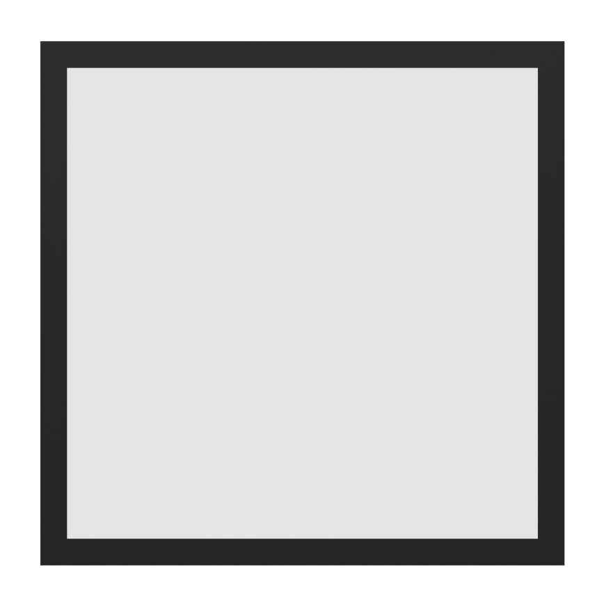 Eglo - LED RGBW dimbare plafondlamp LED/19W/230V 2700-6500K 40x40 cm zwart