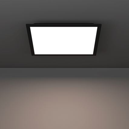 Eglo - Plafonnier LED RGBW dimmable LED/19W/230V 2700-6500K 40x40 cm noir