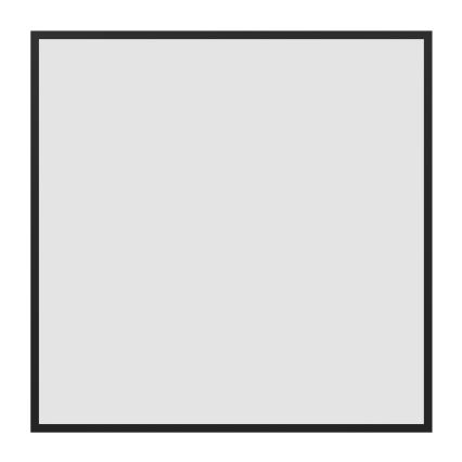 Eglo - LED RGBW dimbaar opbouwpaneel LED/33W/230V 2700-6500K 60x60 cm zwart