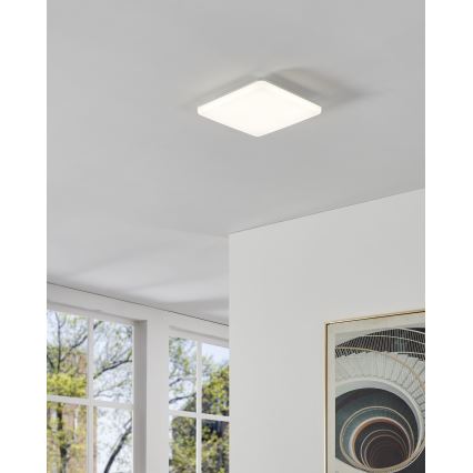 Eglo - Plafonnier LED pour salle de bains LED/20W/230V 2700/4000/6500K 31x31 cm IP54 blanc