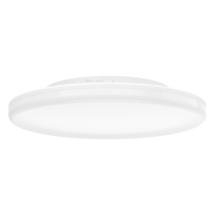 Eglo - Plafonnier LED pour salle de bains avec capteur de mouvement, 20 W, 230 V, 2700/4000/6500 K, Ø 31 cm, IP54, blanc