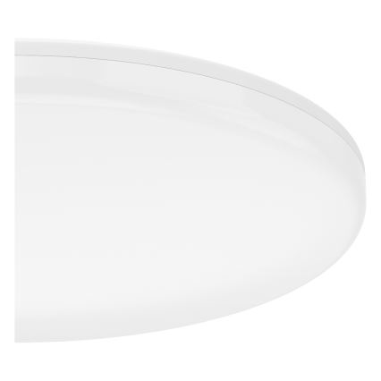 Eglo - Plafonnier LED pour salle de bains avec capteur de mouvement, 20 W, 230 V, 2700/4000/6500 K, Ø 31 cm, IP54, blanc