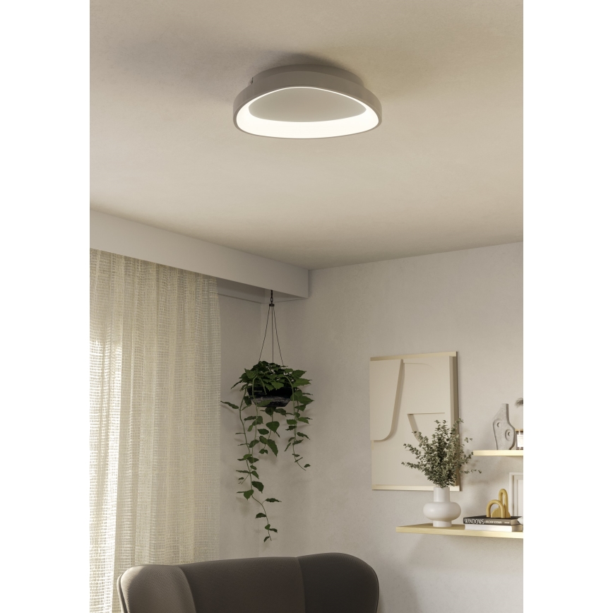 Eglo - Dimbare LED Plafondlamp LED/12W/230V 2700-6500K wit + afstandsbediening
