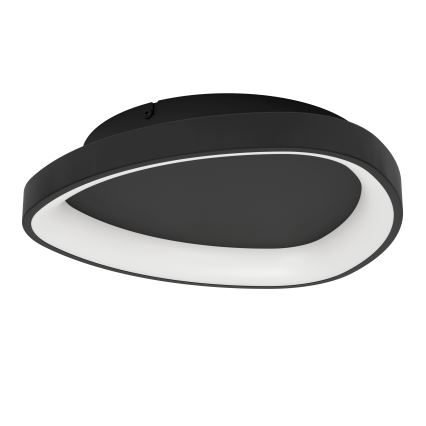 Eglo - Dimbare LED Plafondlamp LED/12W/230V 2700-6500K zwart + afstandsbediening