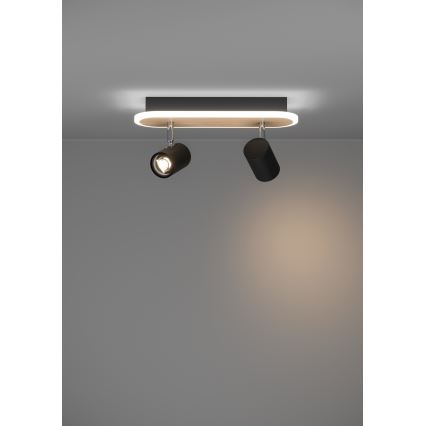 Eglo - Spot LED LED/12W/230V marron/noir